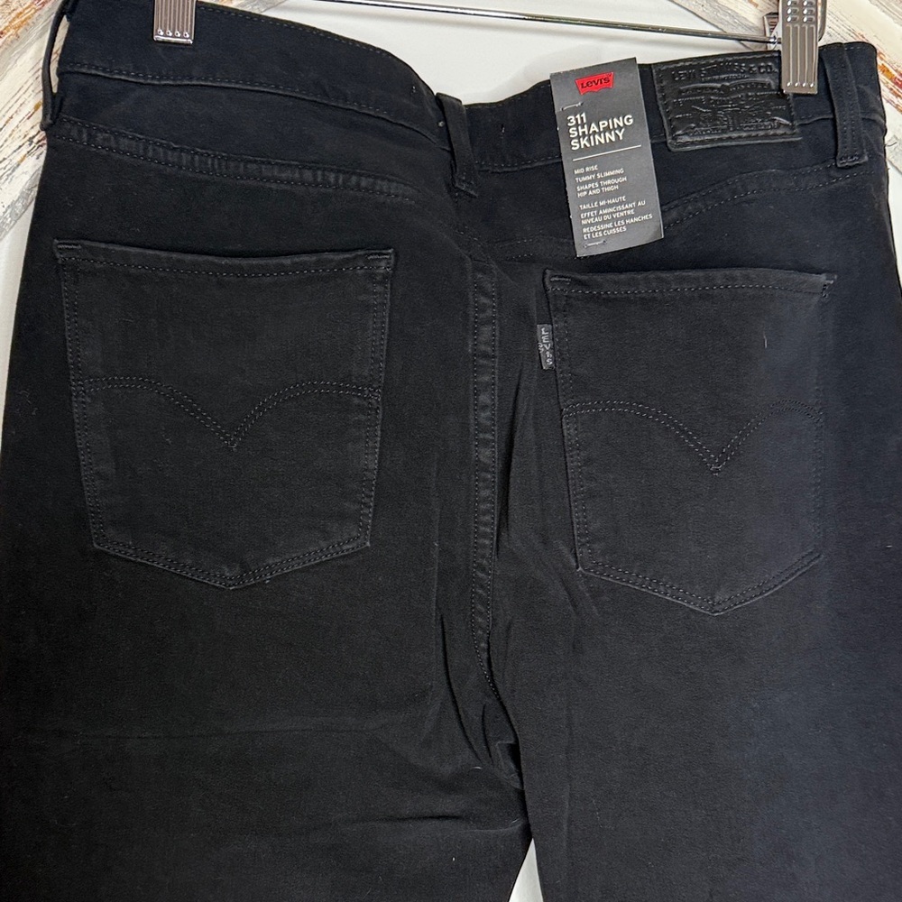 Levi's 311 Women's Black Shaping Skinny Jeans - Picture 3 of 7